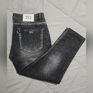 Dolce & Gabbana Charcoal Skinny Jeans